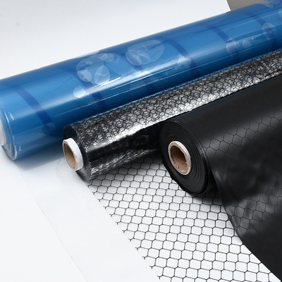 ม่านตาข่าย PVC ป้องกันไฟฟ้าสถิตย์ ESD สีดำใสสำหรับใช้ในโรงงาน