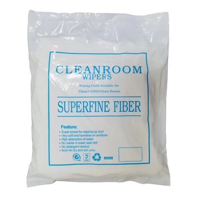 กันฝุ่น ผ้าสำลี ฟรี Cleanroom Microfiber Wiper Cleaning Glasses