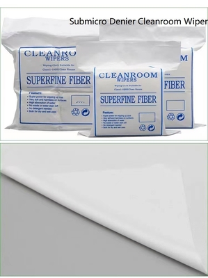 110GSM Laser Cut Cleanroom โพลีเอสเตอร์ Wiper Lint Free Cleanroom Wipers