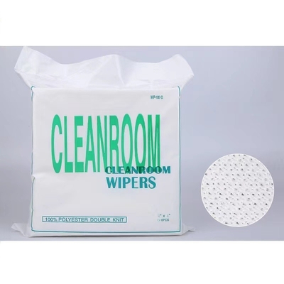 ผ้าสำลีฟรี 35GSM Cleanroom Polyester Wiper 50% Viscose Bemcot M-3