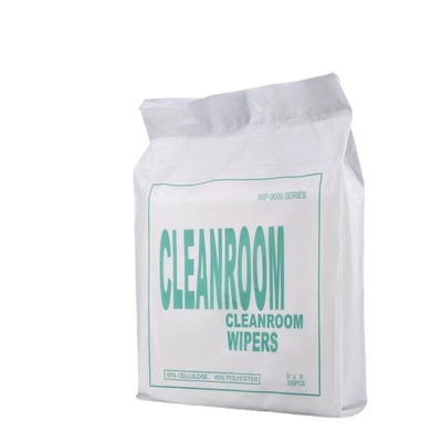 Double Layer Compound Lint Free Cleanroom Wipers โพลีเอสเตอร์ 100%