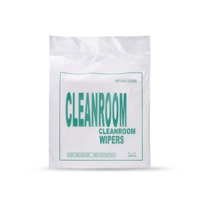 Double Layer Compound Lint Free Cleanroom Wipers โพลีเอสเตอร์ 100%