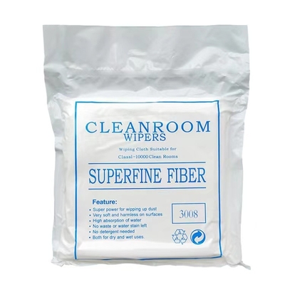 Double Layer Compound Lint Free Cleanroom Wipers โพลีเอสเตอร์ 100%