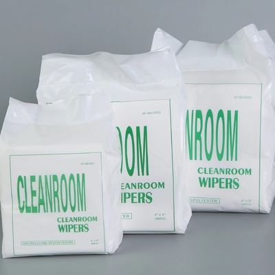 ที่ปัดน้ำฝนโพลีเอสเตอร์คลีนรูมเลเซอร์สีขาวสำหรับหน้าจอ Maxclean Microfiber