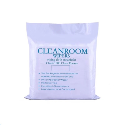 Electronic Cleanroom Wipers 9x9 100 Lint Free Laser Sealed 100% Polyester
