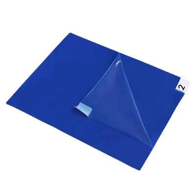 ESD Cleanroom Sticky Mat กาว Tacky Mat สำหรับเวิร์กช็อปปลอดฝุ่น