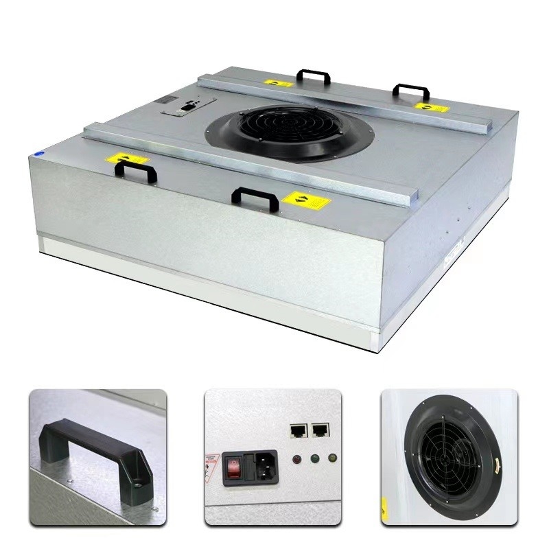220 240V 50 60Hz FFU พัดลมกรอง Laminar Flow Hood สำหรับ Clean Room