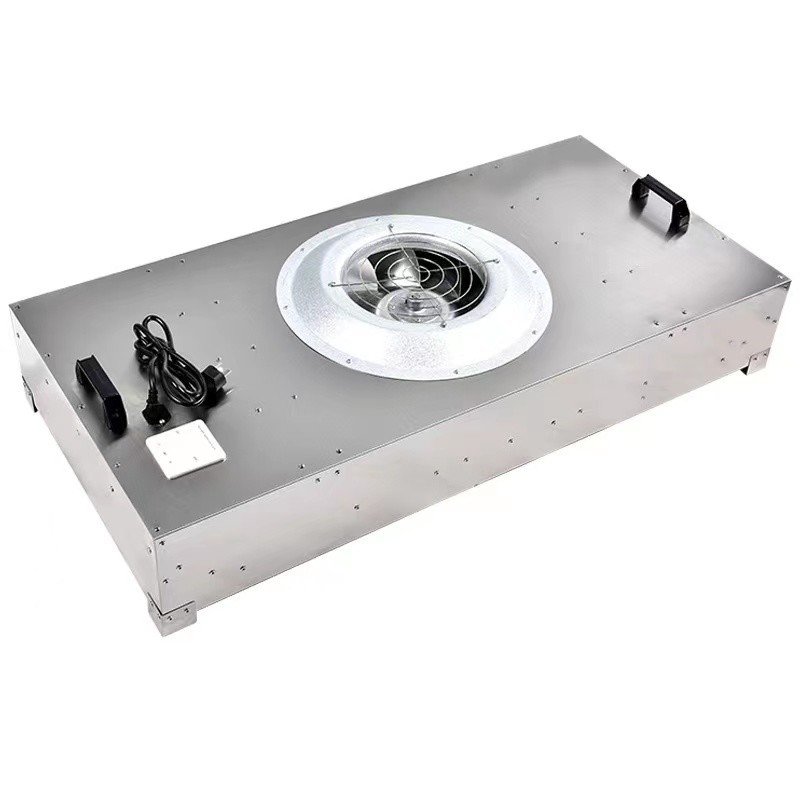 Cleanroom FFU Fan Filter Unit HEPA 915 × 610 × 69 สำหรับ Air Handling Unit