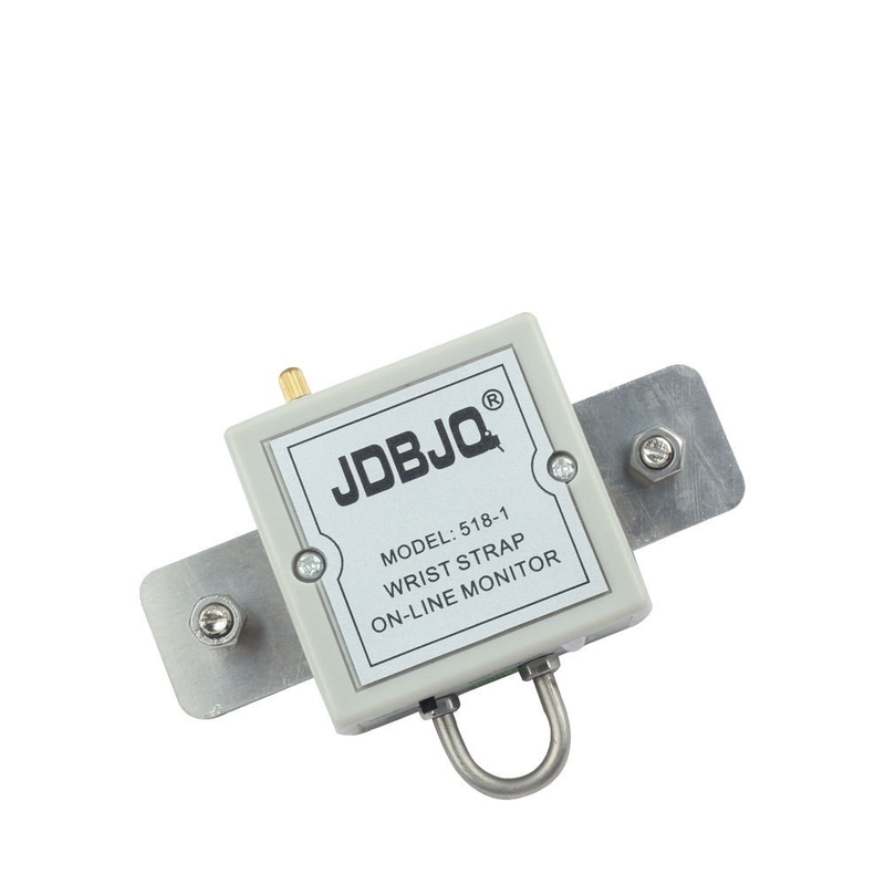 เครื่องทดสอบสายรัด ESD สำหรับห้องปฏิบัติการแบตเตอรี่ 9V สายทดสอบกราวด์ 80 (W) × 40 (H) × 117 (D) MM