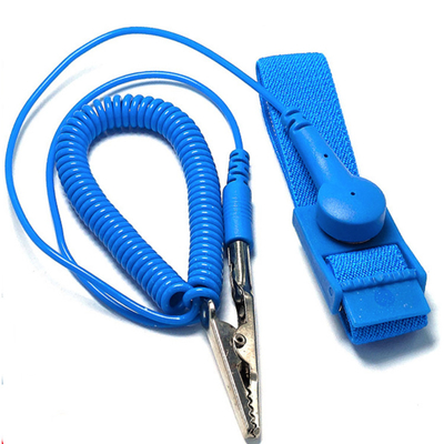 10mm Snap Leko Elastic Anti Static ESD สายรัดข้อมือพร้อม Wireless Custom